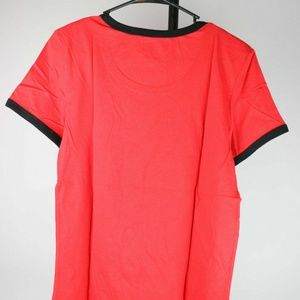 Tops - Houston Rockets Women's Baby Jersey Ringer T-Shirt Tops - Houston Rockets Women's Baby Jersey Ringer T-Shirt